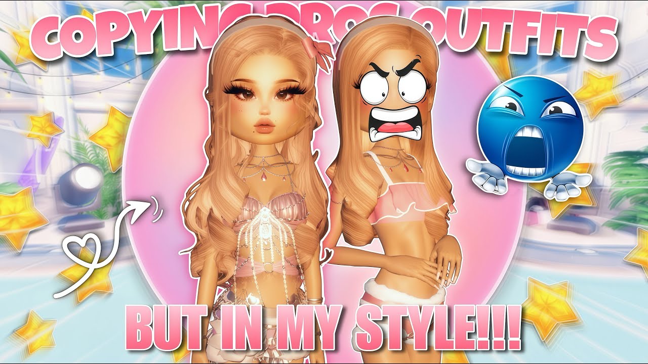 *COPYING* Pros BUT Making Them *MY STYLE* In Dress To Impress!! (Roblox)