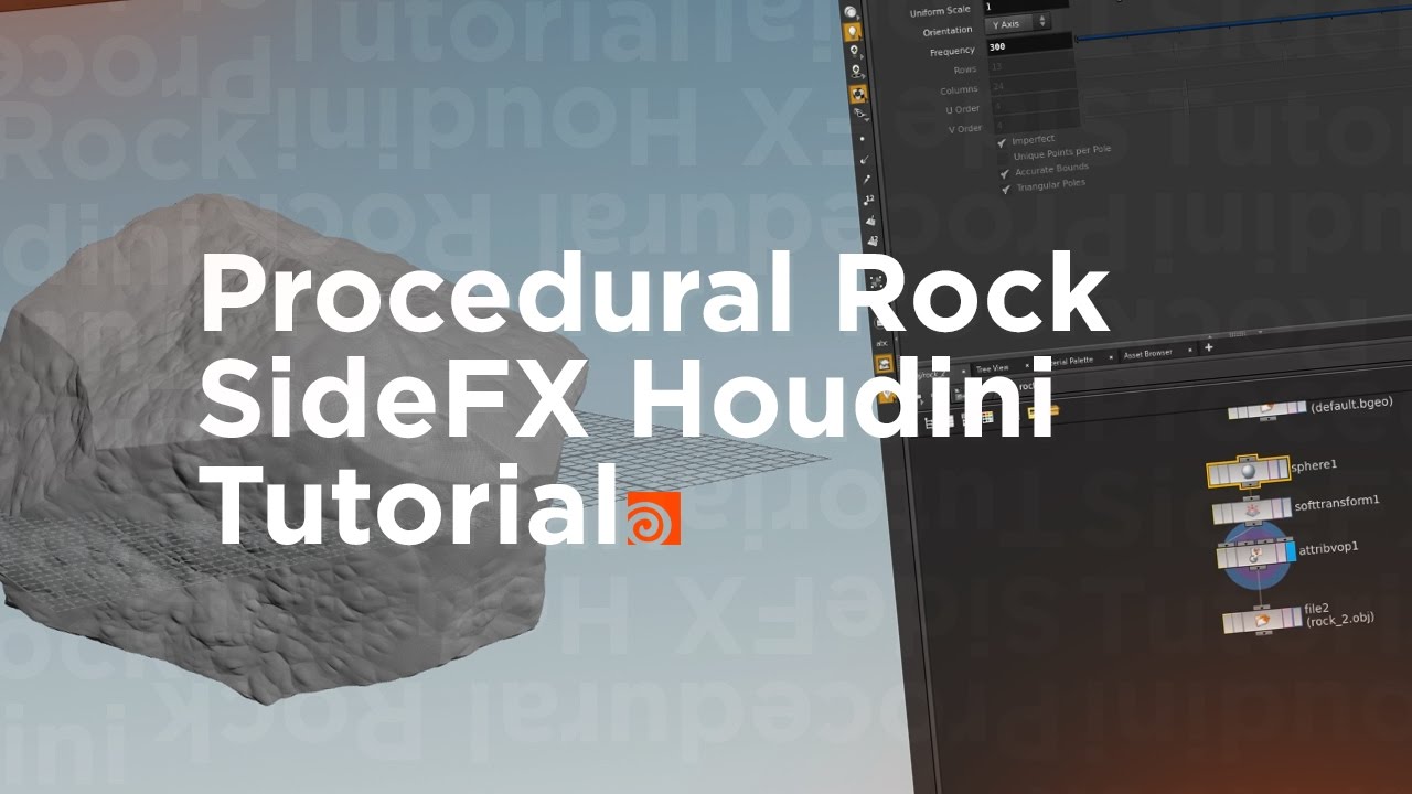 Procedural Rock Houdini Tutorial