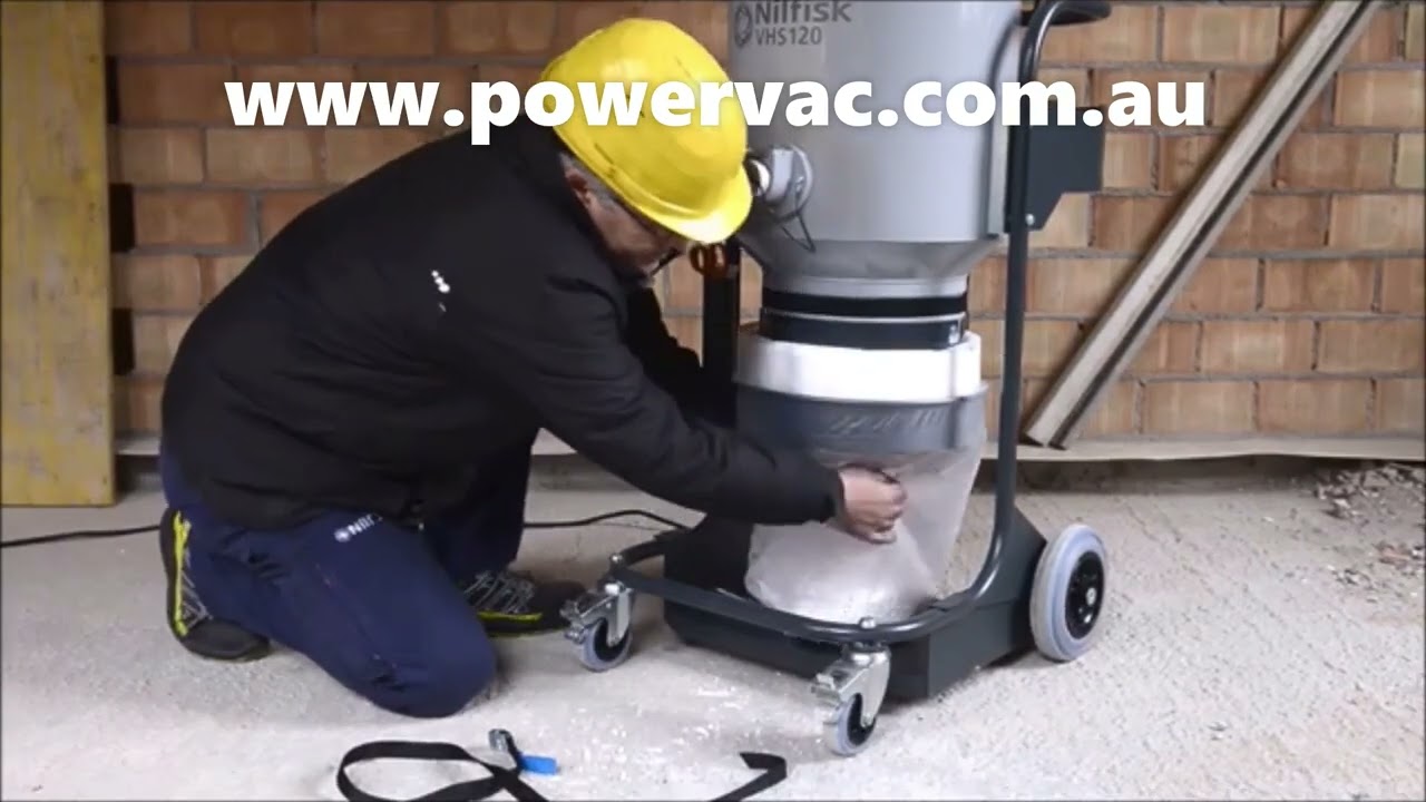 Nilfisk VHS120 with Longopac® Collection System from PowerVac