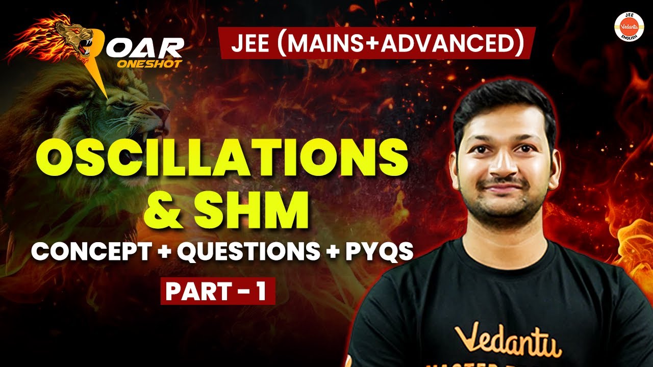 Oscillations & SHM | JEE 2025 | All Concept And Questions | Madhan Mohan Sir