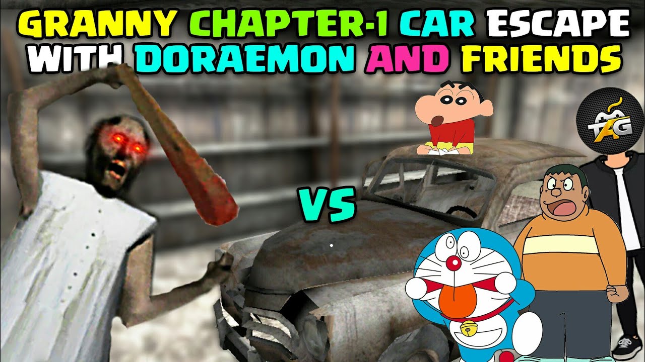 granny car escape vs doraemon and his friends I granny vs doraemon I doraemon granny I granny