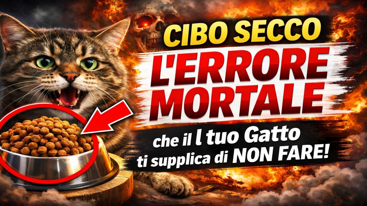 Cibo Secco: L'ERRORE MORTALE che il tuo Gatto ti supplica di NON FARE! 🙀