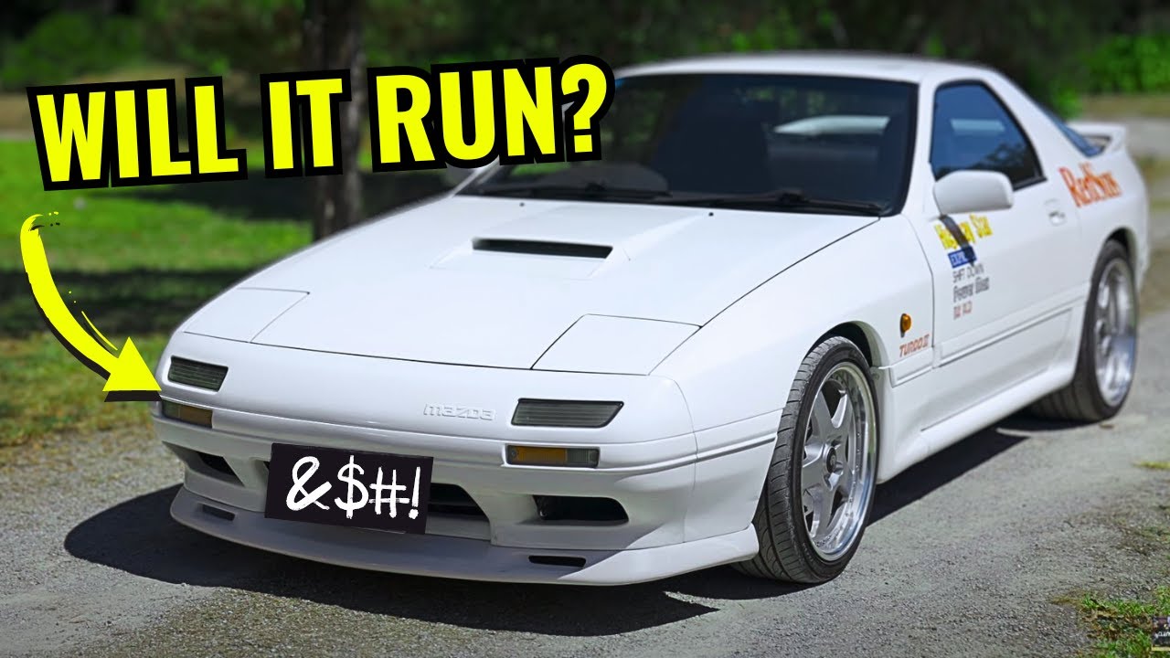 ПЕРВЫЙ ПУСК ЗАБРОШЕННОЙ Mazda RX-7 FC
