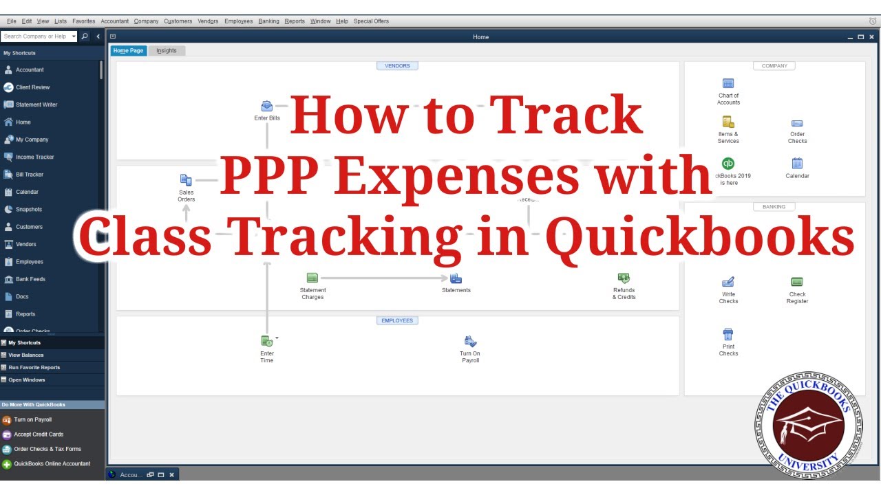 How to Track PPP Expenses with Class Tracking in Quickbooks