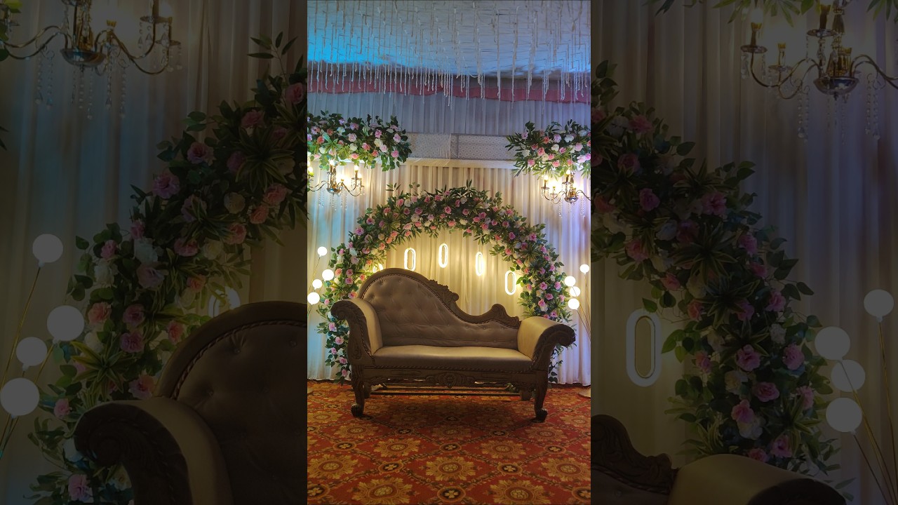 Engagement stage decoration