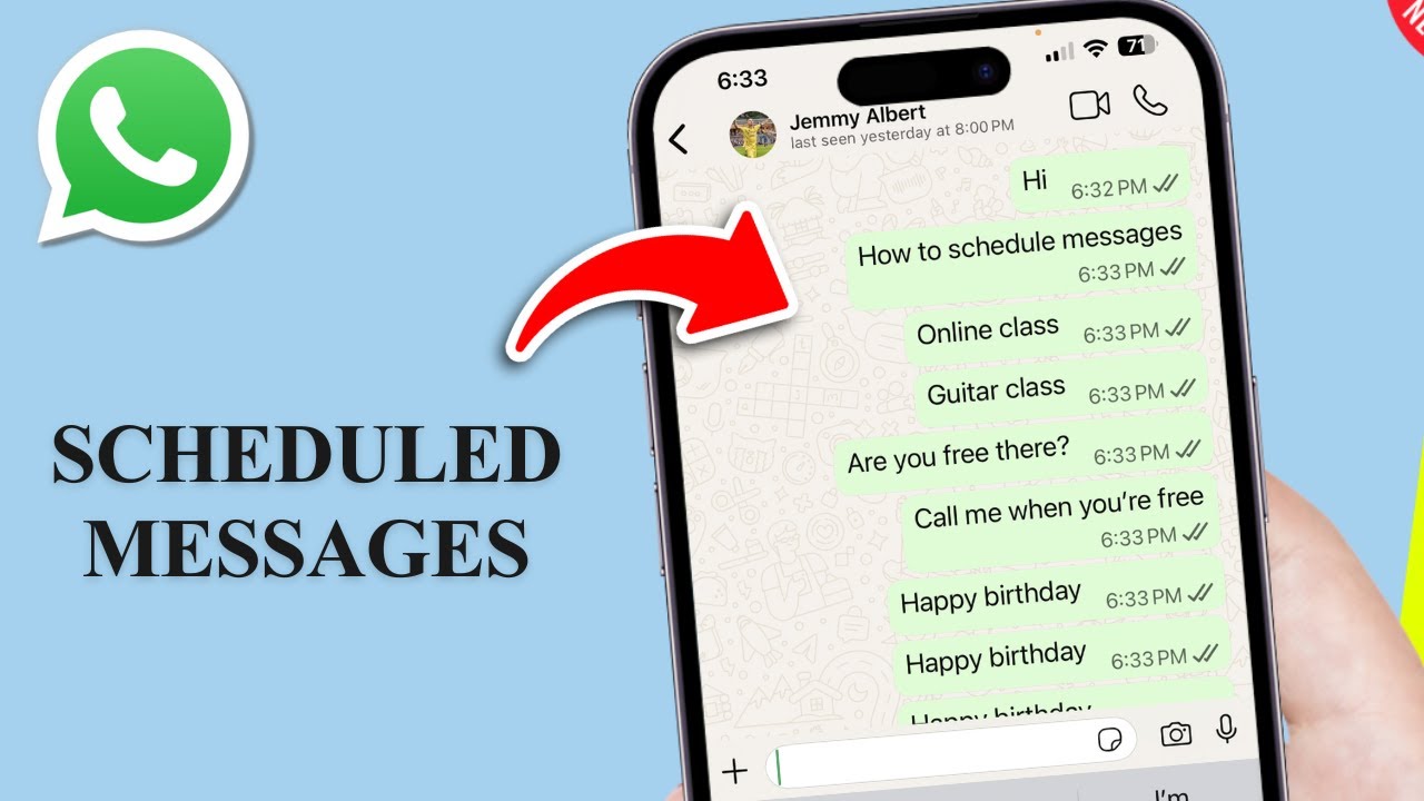 Может ли WhatsApp отправлять запланированные сообщения на iPhone?