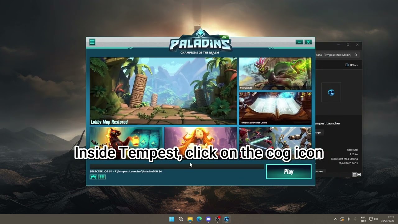 How to make mods for Paladins | Tempest Launcher
