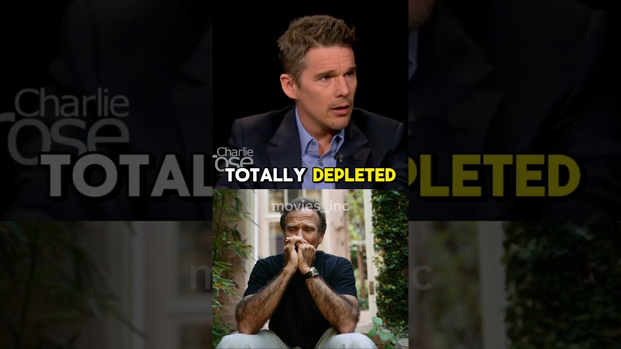 Ethan Hawke gets emotional remembering Robin Williams and Philip Seymour Hoffman #robinwilliams
