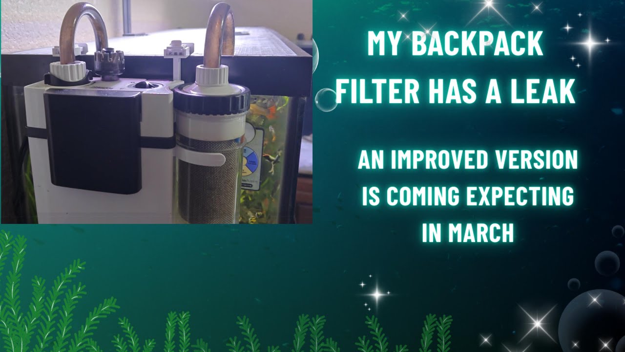 My Hygger Backpack Filter has a Leak, Hygger Provided a Replacement
