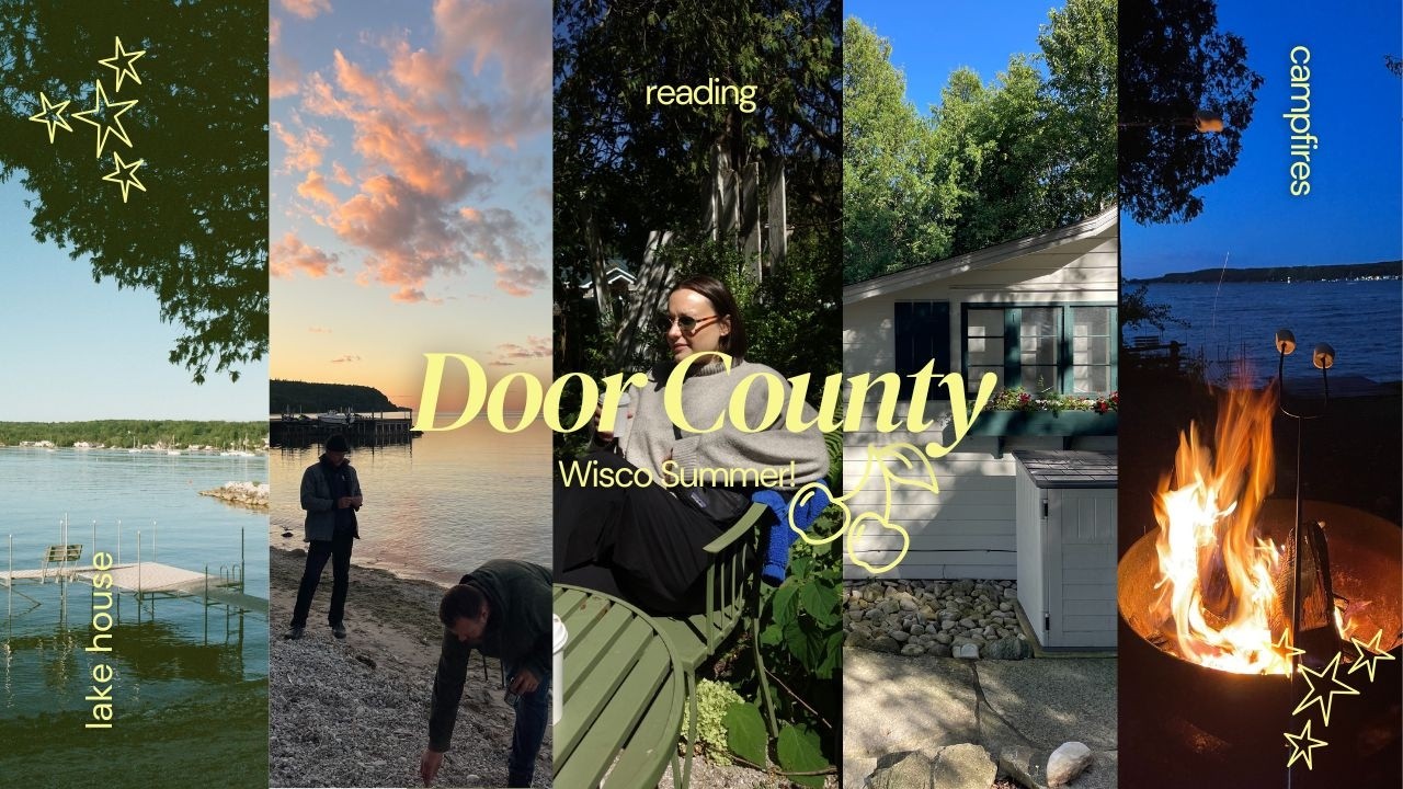 a long weekend in Door County, Wisconsin !! (travel vlog) 🍒🌲⛵