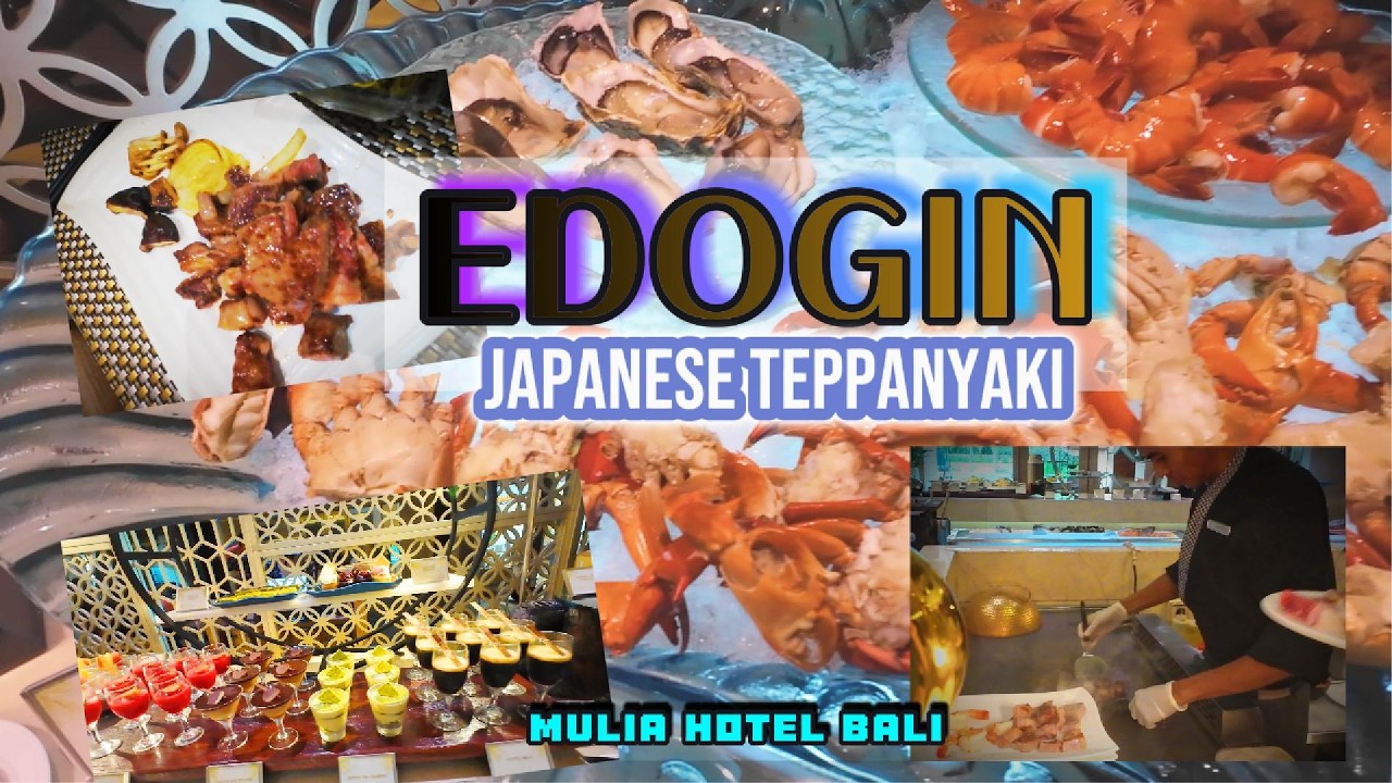 🌟BEST TEPPANYAKI🇯🇵 BUFFET IN BALI🇮🇩 || EDOGIN TEPPANYAKI & SUSHI 🍣🍱🍛