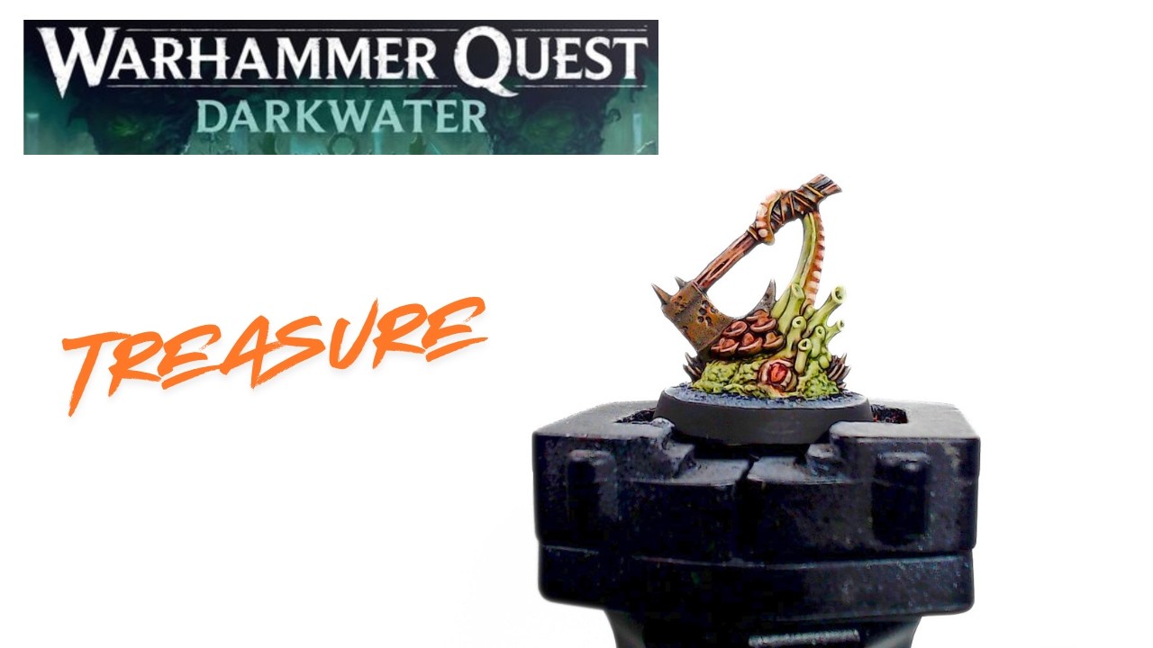 How to paint the Treasure Tokens from Warhammer Quest: Darkwater