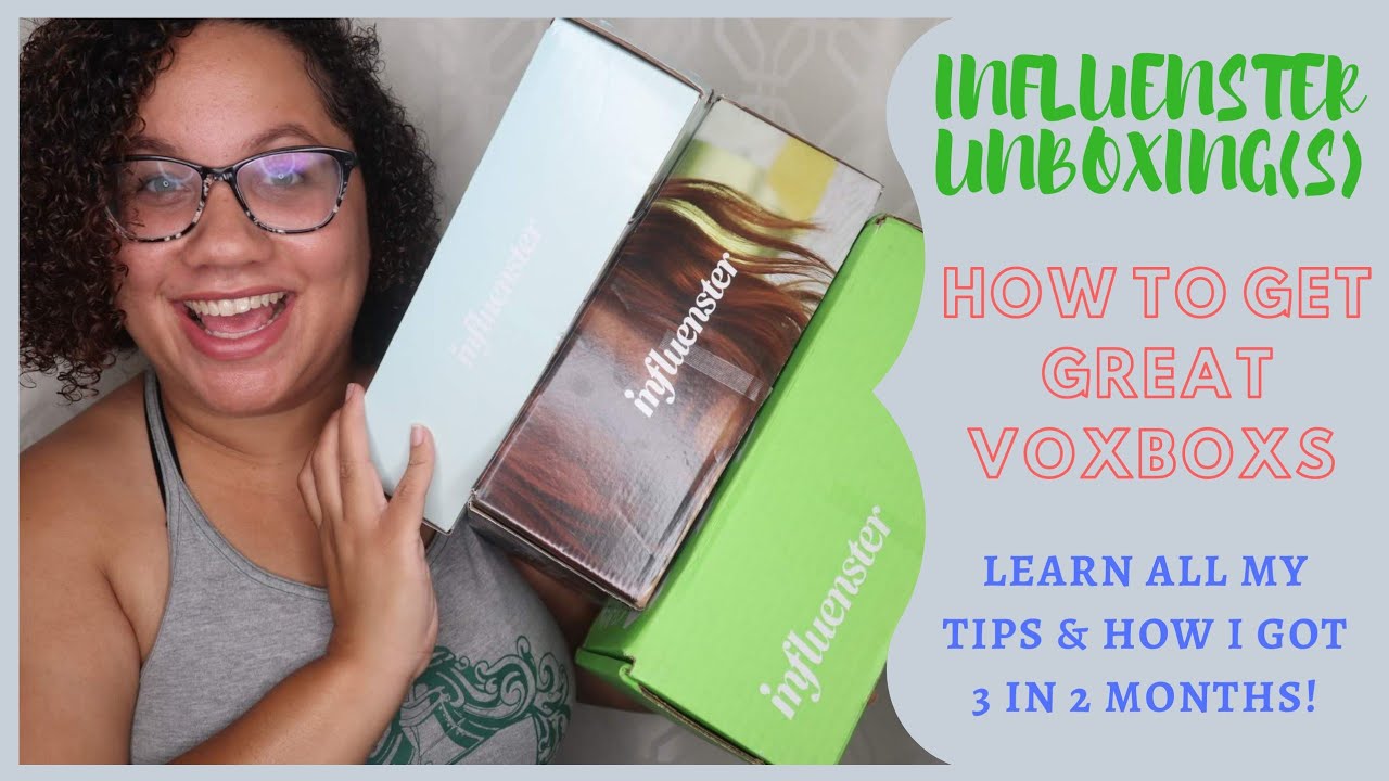 How I got 3 Influenster VoxBox in 2 months | Learn how to get free stuff | UNBOXING