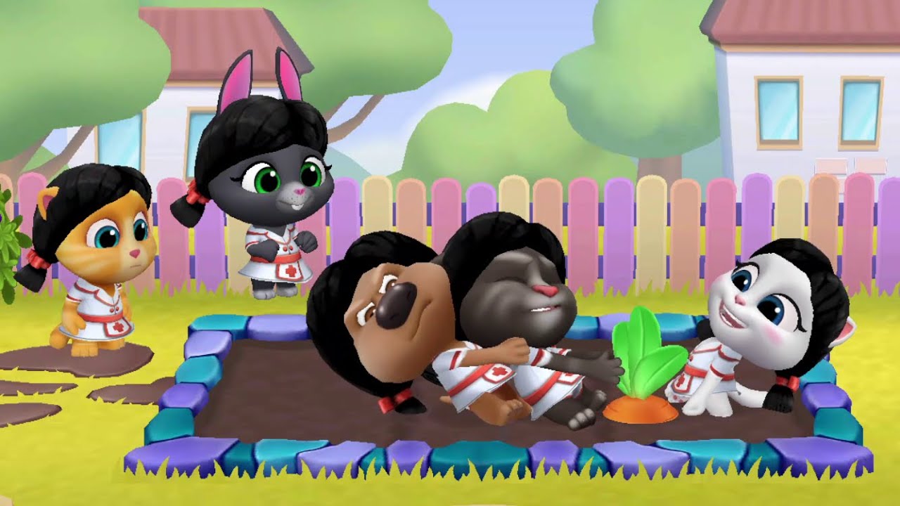 My Talking Tom Friends Gameplay 29 - Hank Carrot Hat!
