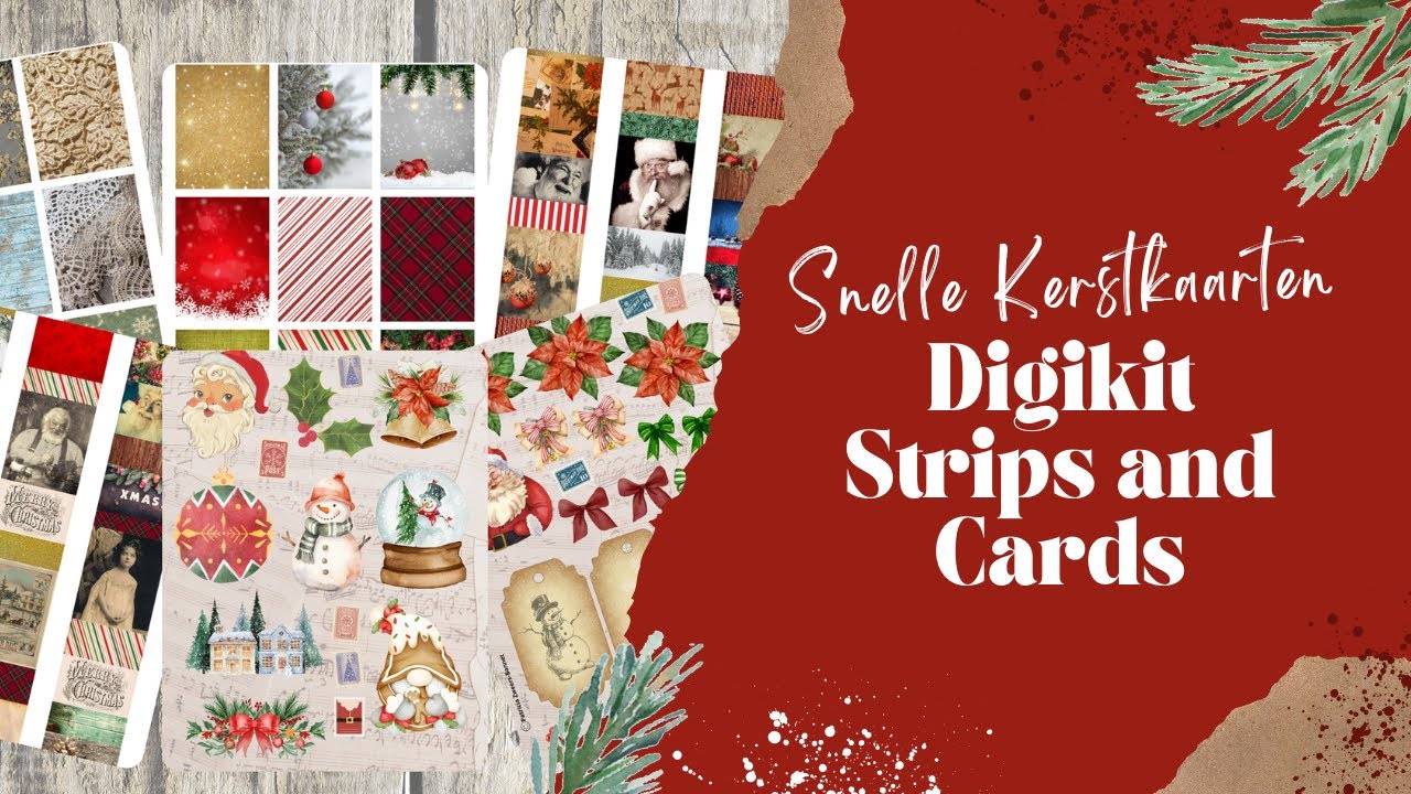 Digikit strips and cards, leuke en snelle kaarten maken
