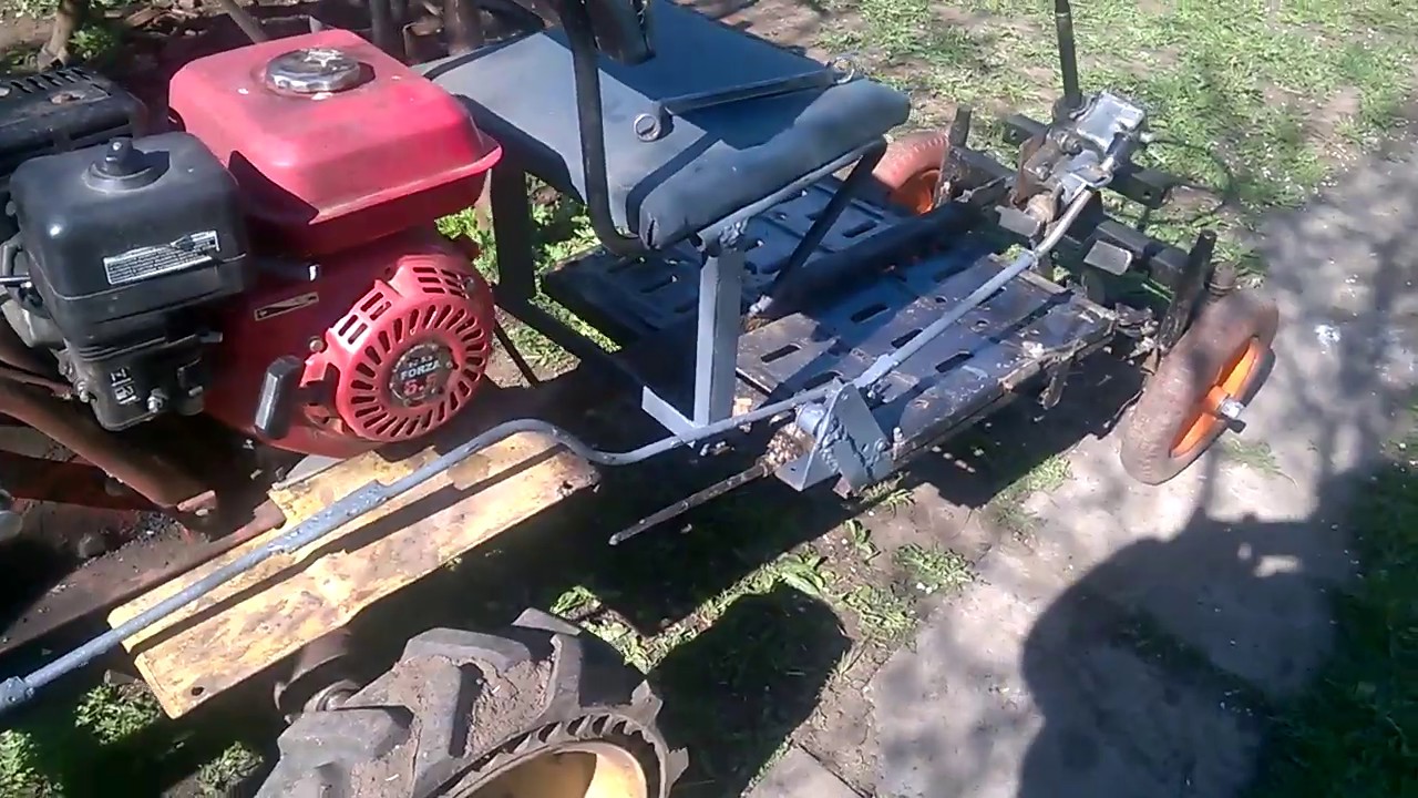 Задняя навеска с рычагом подъема-опускания переднего адаптера мотоблока