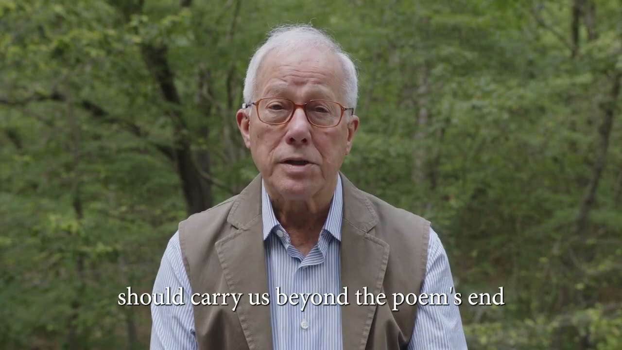 The last line of a lyric poem...