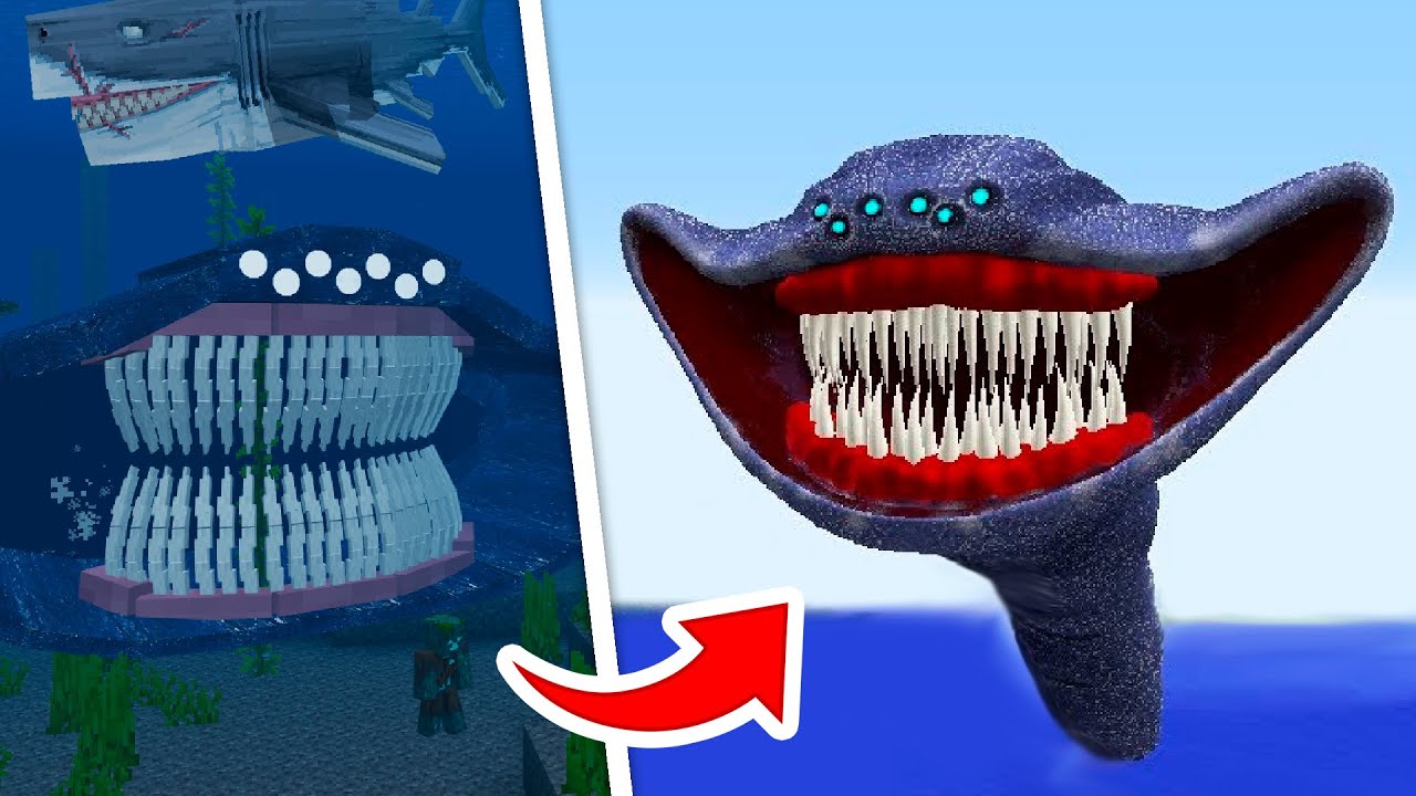 ANIMAIS MARINHOS do Minecraft CAPTURADOS NA VIDA REAL!