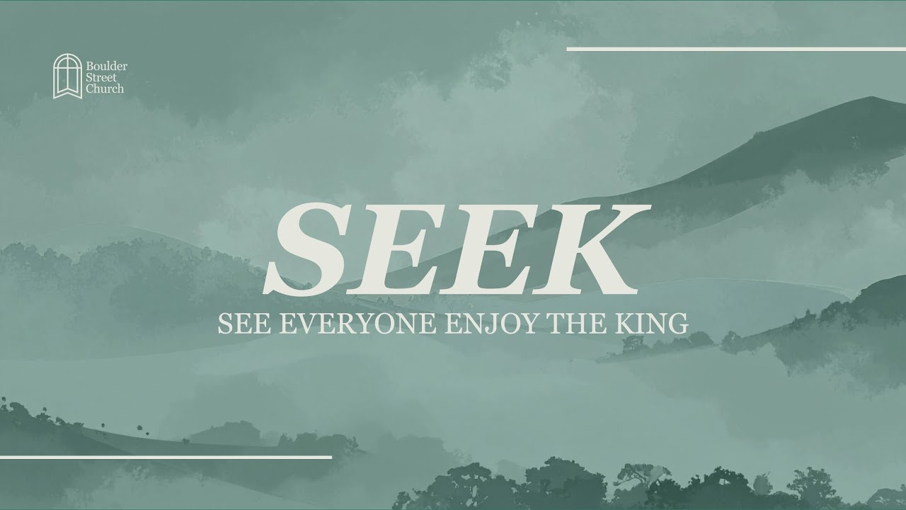 Seek | Seek First The Kingdom | Dan Perkins