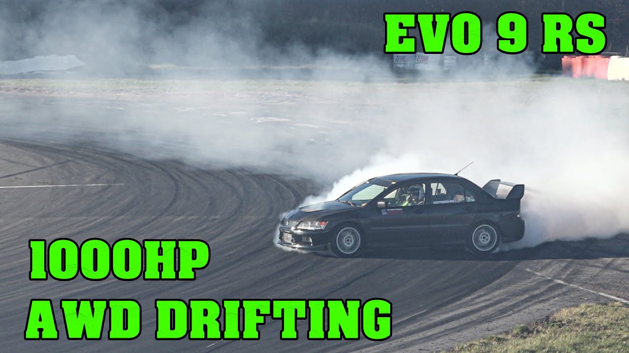 1000-сильный Mitsubishi Evo 9 Rs Hoonigan Awd Drifting