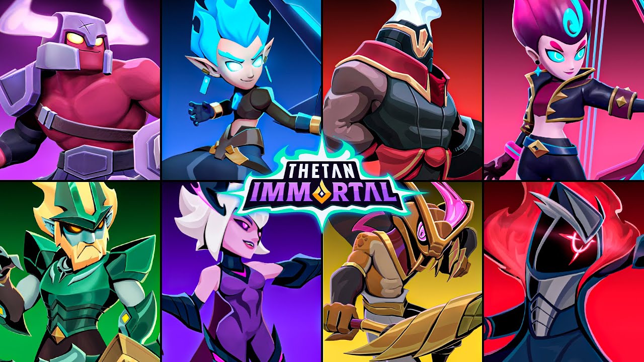 Thetan Immortal ALL Characters Skills | 2K 60FPS