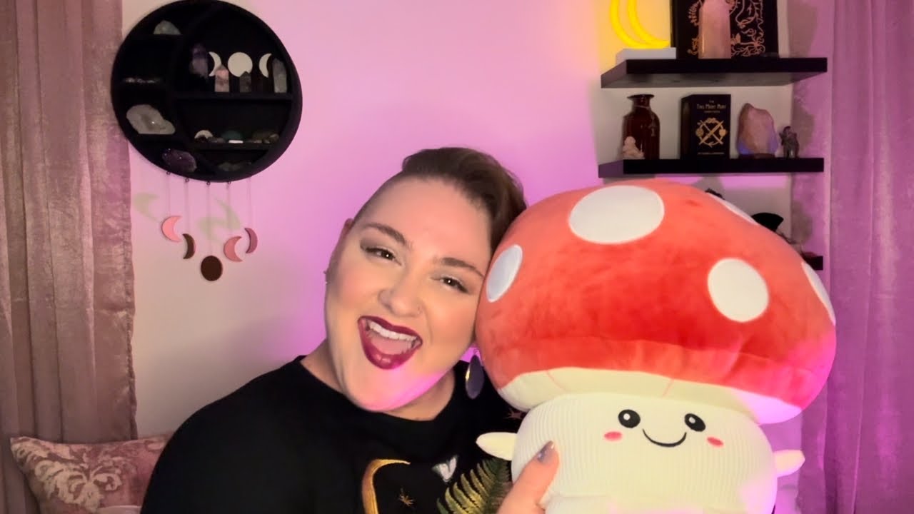 ASMR🍄 Mushroom Trigger Assortment | Whispering, Tapping, Fabric Scratching, Crinkle Sounds & More