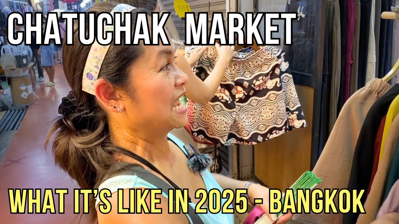 Exploring Chatuchak Weekend Market in Bangkok | May 2025