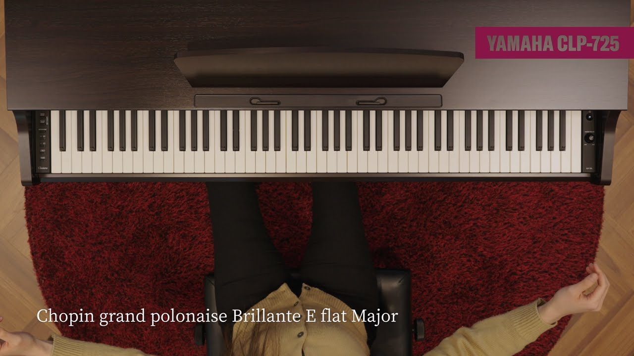 야마하 CLP725 _ play the piano