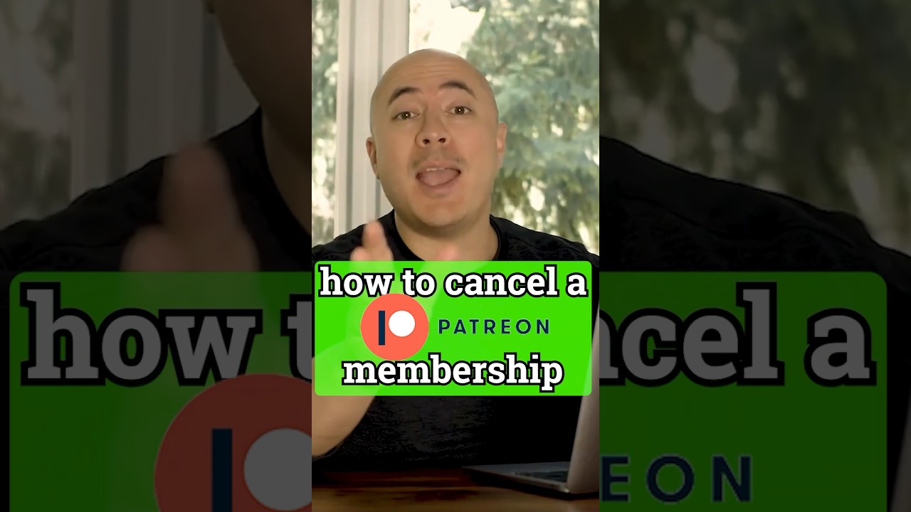 How To Cancel a Patreon Membership #shorts