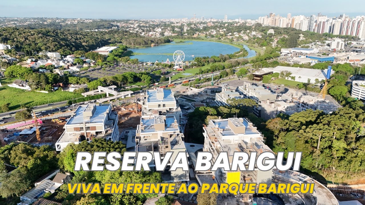 Reserva Barigui - Viva no melhor localização de Curitiba, em frente ao Parque Barigui.