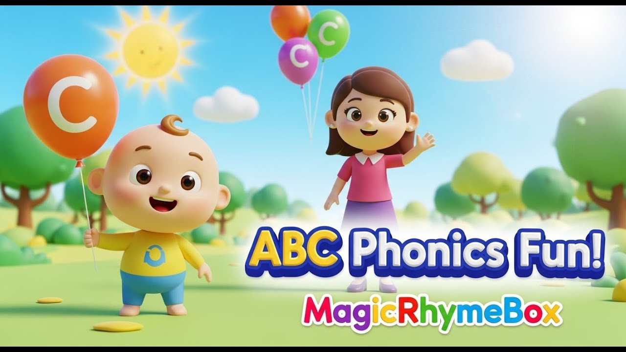 A–Z Alphabet Song | Happy Phonics Learning for Toddlers & Preschoolers