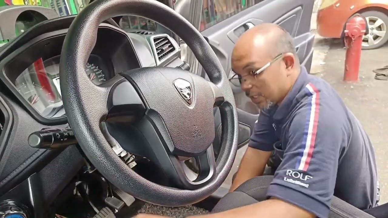 LAMBANG AIRBAG MENYALA PROTON IRIZ