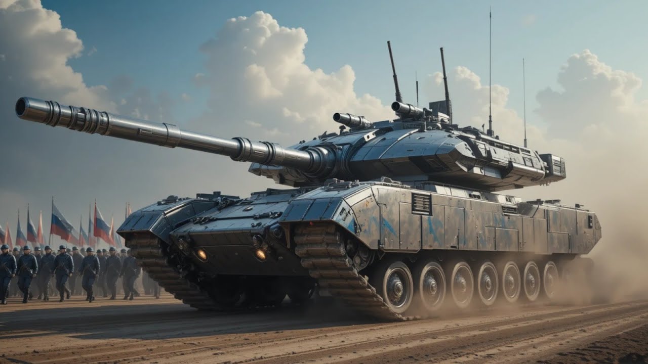 Российские танки «Чёрная пантера» уничтожают колонну НАТО с оружием стоимостью в миллиард долларов