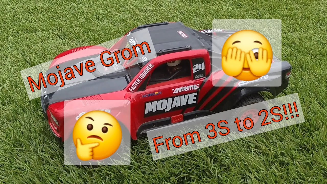 Arrma Mojave Grom, From 3S to 2S