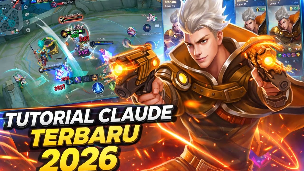 TUTORIAL CLAUDE 2026 beserta lanening+emblem+build🔥