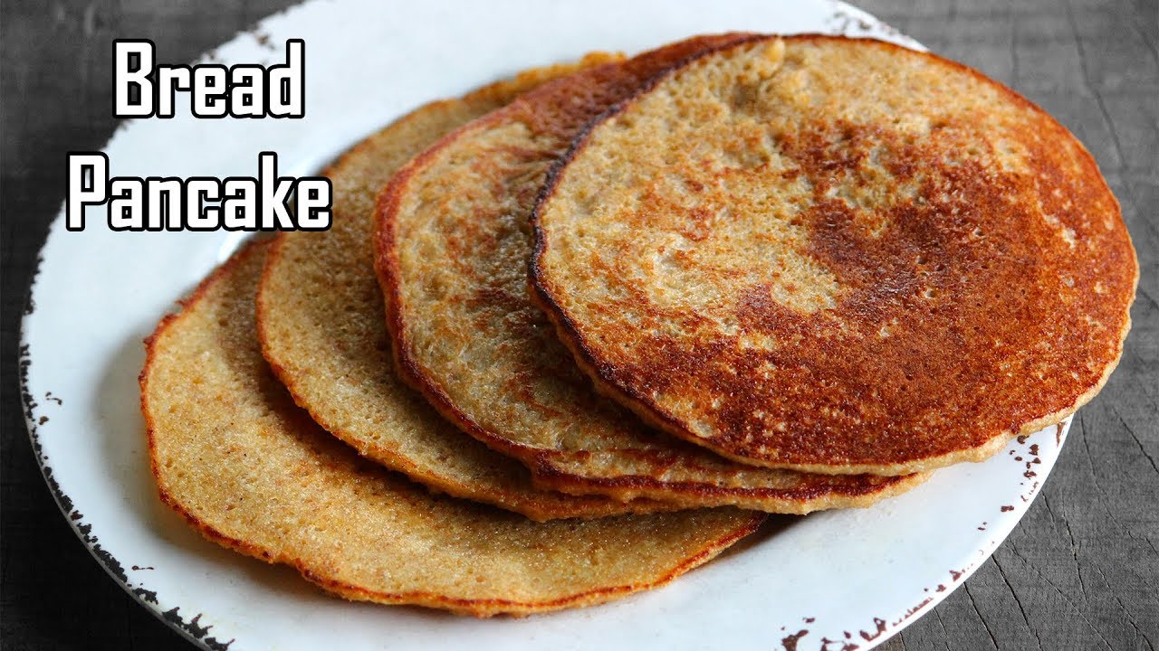 Bread Pancake - Pancakes made with leftover bread