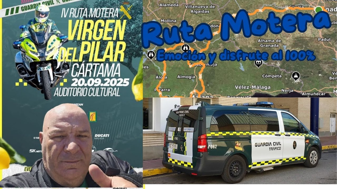 IV Ruta Motera Virgen del Pilar 2025 | Guardia Civil Tráfico Málaga | Cártama, Torcal