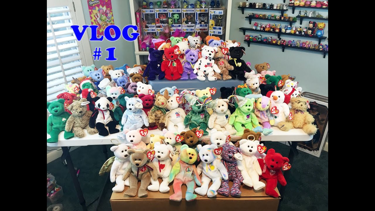 MOVING VLOG #1- TY BEANIE BABIES COLLECTION & PACKING