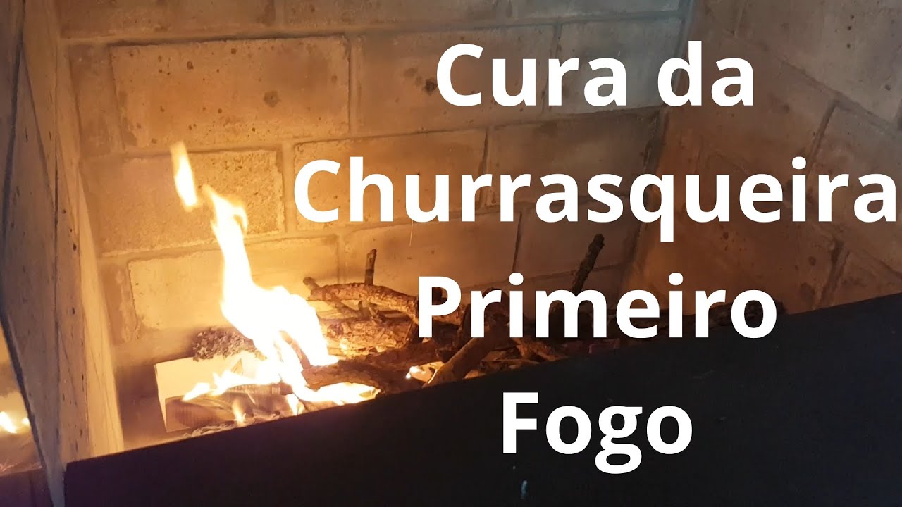 Churrasqueira Nova | Processo de Cura | Primeiro Fogo | How To | DIY