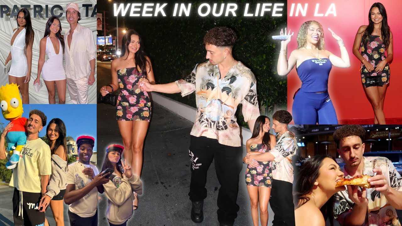 WEEK IN OUR LIFE IN LA VLOG! GOING TO LA EVENTS, RYAN WENT ON LOVE ISLAND, WE GOT ROBBED & MORE