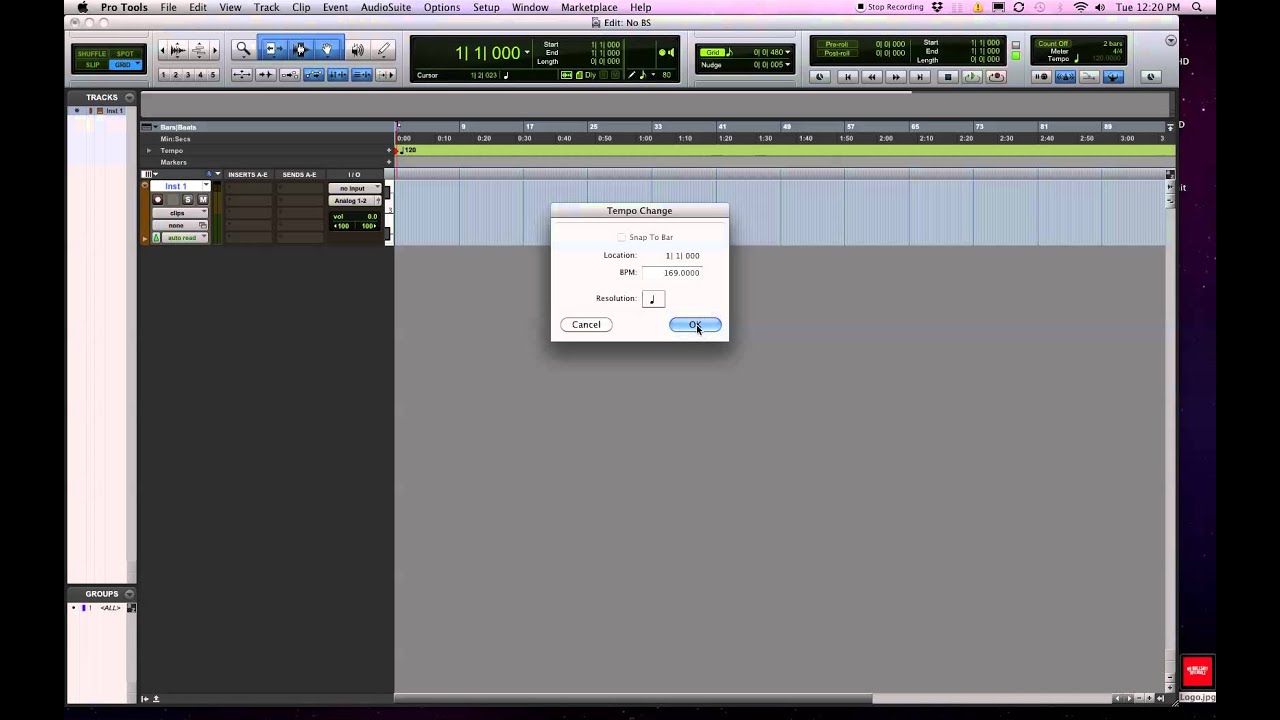 How to Change Tempo - Pro Tools (No BS)