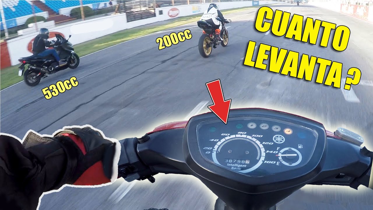 Yamaha New Crypton Velocidad Máxima. A FONDO!🔥