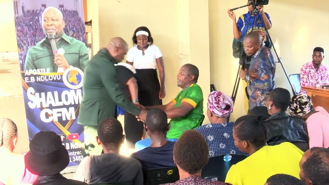 APOSTLE EB NDLOVU HEALS A MAN WHO WAS BITTEN BY A SNAKE IN A DREAM AND WOKE UP IN PAINS AND SWOLLEN.
