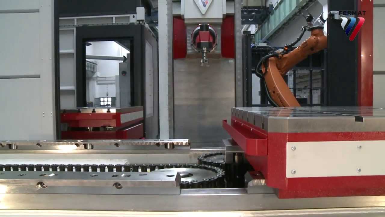 FERMAT Universal Milling Machine FGU RT CNC - Operation DEMO
