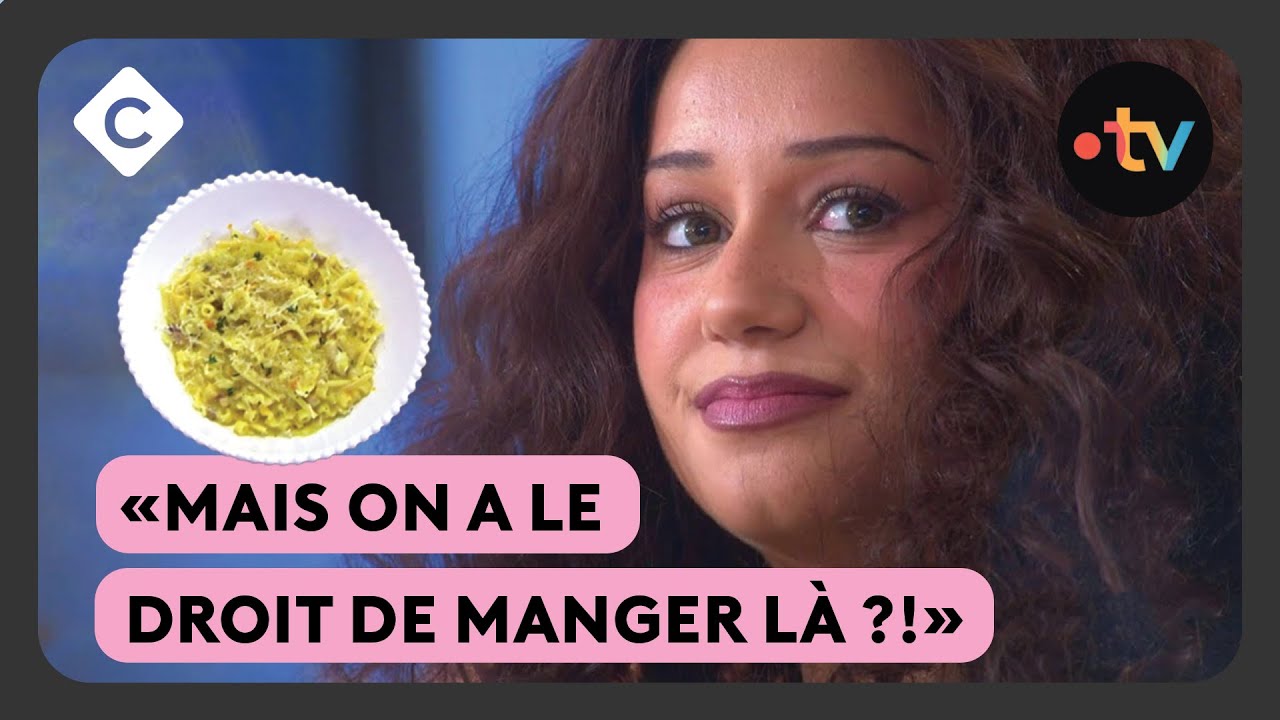 Dîner à la télé ? Lena adore le concept !