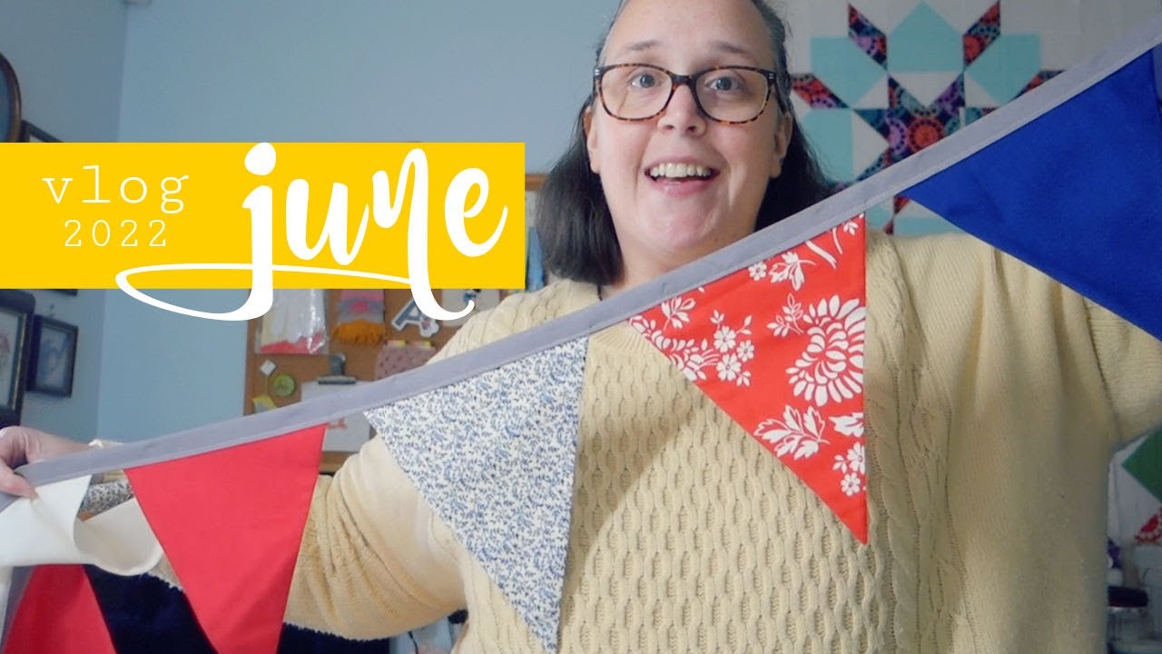 JUNE | Making Jubilee Bunting & a Hand Embroidered Crown