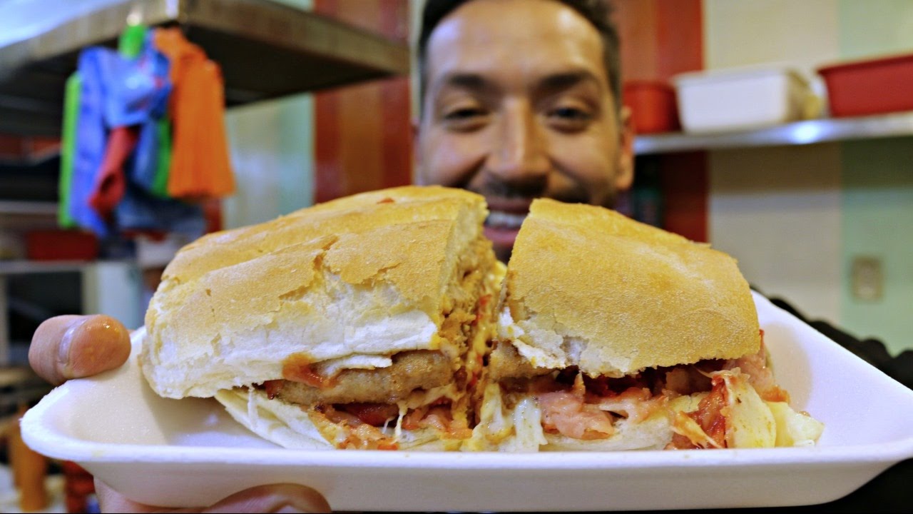Tortas de milanesa molida, pierna y quesillo, El Chatín