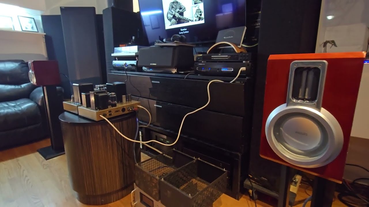 Philips Ribbon Tweeter MCD702 and Heathkit W-5M 
