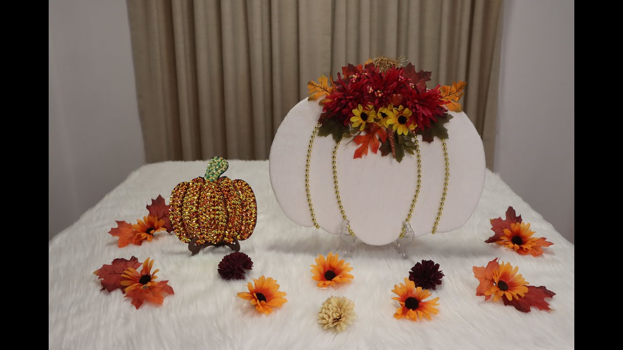 Adornos de Calabaza 🎃 | Manualidades fáciles y elegantes para decorar tu hogar