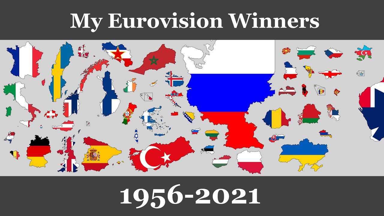 My Eurovision Winners (1956-2021)